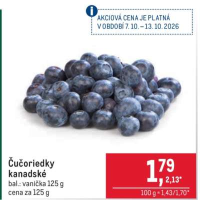Čučoriedky kanadské
