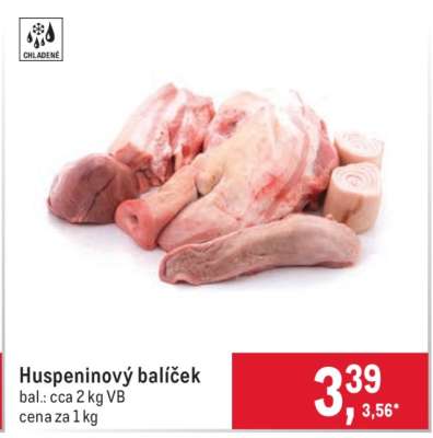 Huspeninový balíček