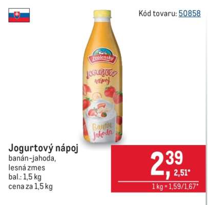 Jogurtový nápoj