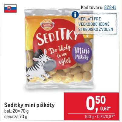 Seditky mini piškóty