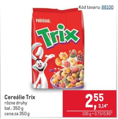Cereálie Trix