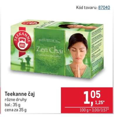Teekanne čaj
