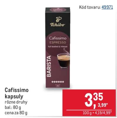 Cafissimo kapsuly