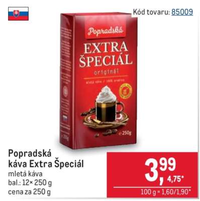 Popradská káva Extra špeciál