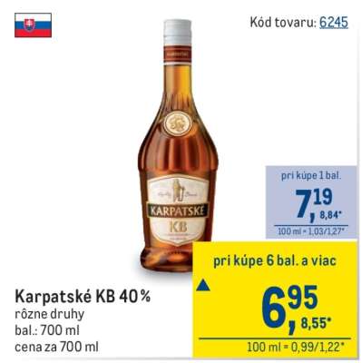 Karpatské KB 40 %