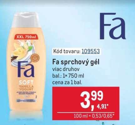 Fa sprchový gél