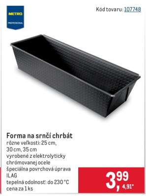 Forma na srnčí chrbát
