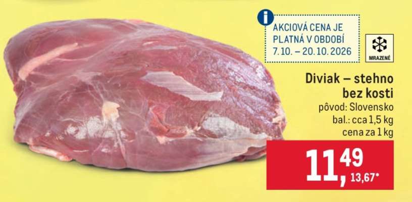 Diviak stehno bez kosti