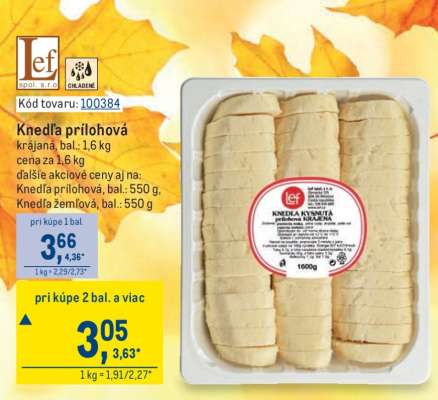 Knedľa prílohová