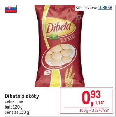 Dibeta piškóty