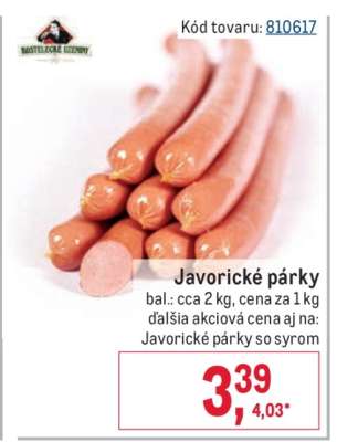 Javornické párky