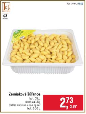 Zemiakové šúľance