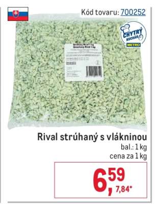 Rival strúhaný s vlákninou