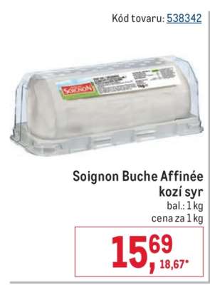 Soignon Buche Affinée kozí syr