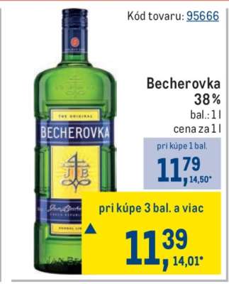 Becherovka 38 %