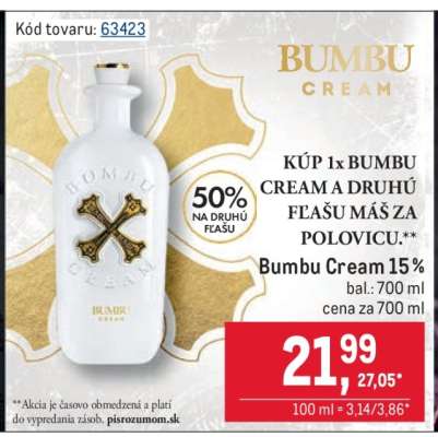 Bumbu Cream 15 %