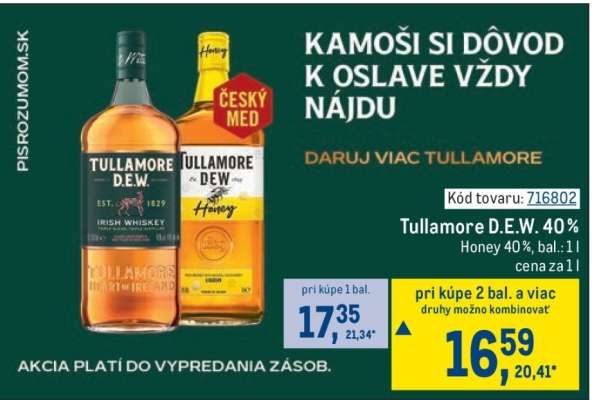 Tullamore D.E.W. 40 %