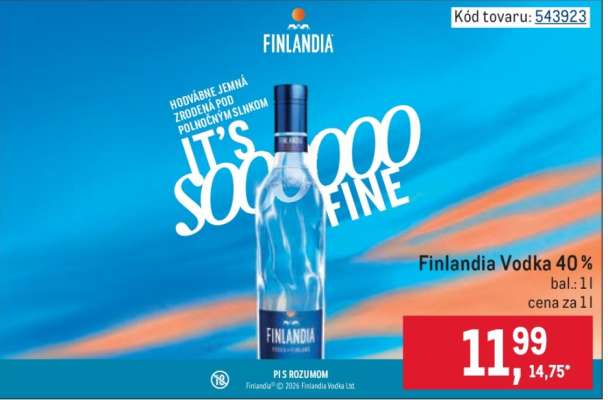 Finlandia Vodka 40 %