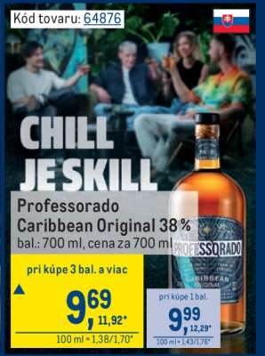 Professorado Caribbean original 38%