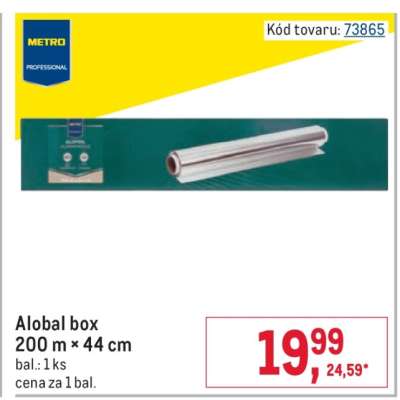 Alobal box 200 m × 44 cm