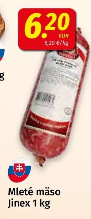Mleté mäso Jinex 1 kg