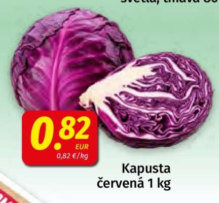 Kapusta červená 1 kg