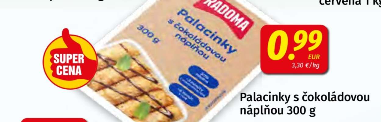 Palacinky s čokoládovou náplňou 300 g