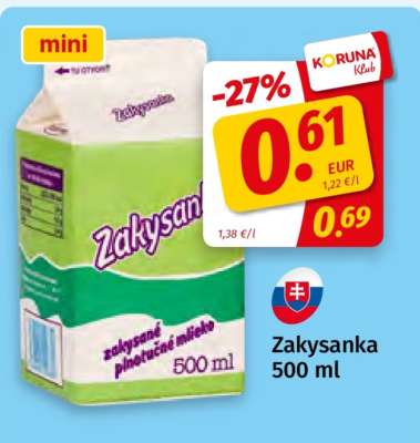 Zakysanka 500 ml