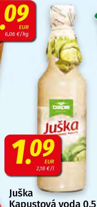 Juška Kapustová voda 0.5