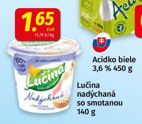 Lučina nadýchaná so smotanou 140 g