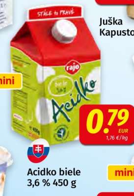 Acidko biele 3,6% 450 g