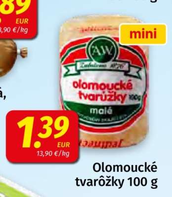 Olomoucké tvarôžky 100 g