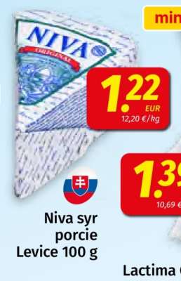 Niva syr porcie Levice 100 g