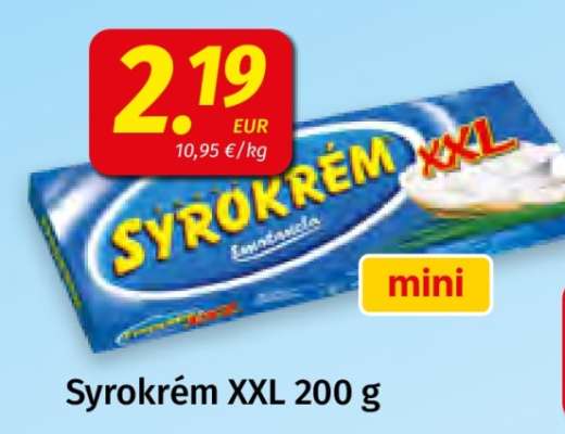 Syrokrém XXL 200 g