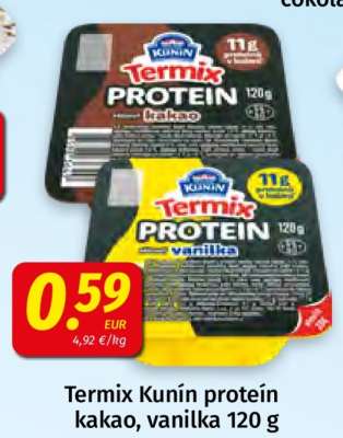 Termix Kunín proteín kakao, vanilka 120 g