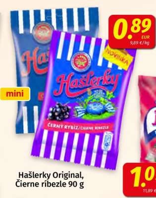 Hašlerky Original, Čierne ríbezle 90 g