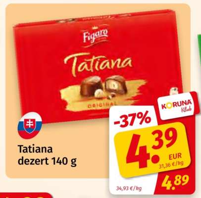 Tatiana dezert 140 g