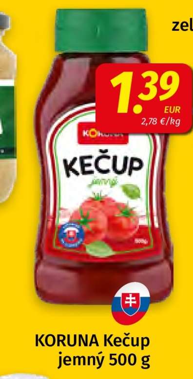KORUNA Kečup jemný 500 g