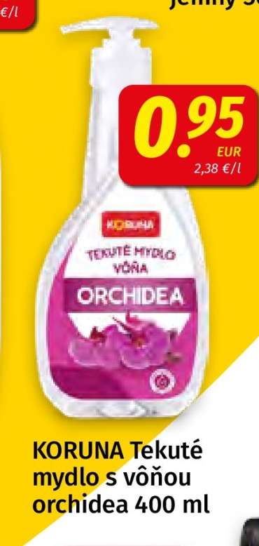 KORUNA Tekuté mydlo s vôňou orchidea 400 ml