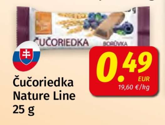 Čučoriedka Nature Line 25 g