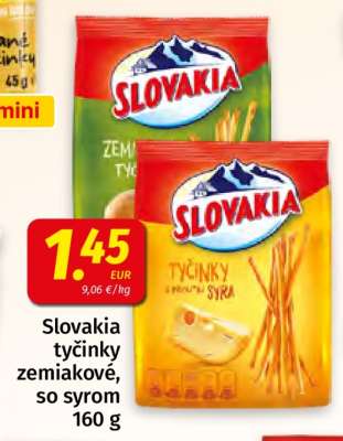 Slovakia tyčinky zemiakové, so syrom 160 g