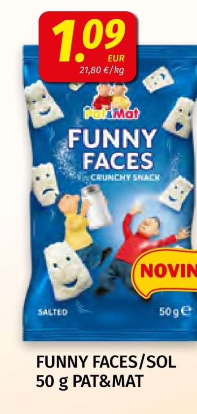 FUNNY FACES/SOL 50 g PAT&MAT