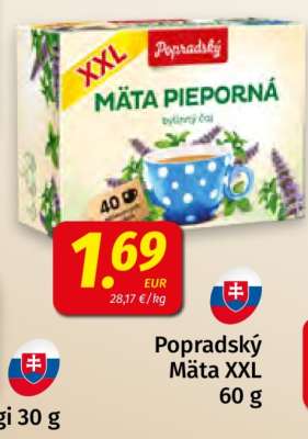 Popradský Mäta XXL 60 g