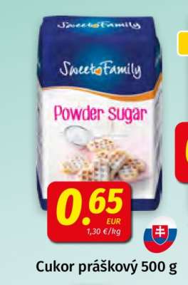 Cukor práškový 500 g