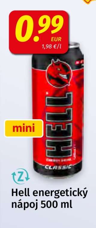 Hell energetický nápoj 500 ml