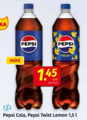 Pepsi Cola, Pepsi Twist Lemon 1,5 l