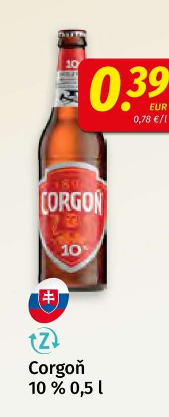 Corgoň 10% 0,5 l