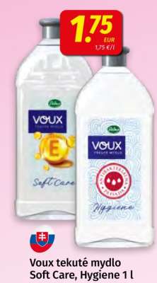 Voux tekuté mydlo Soft Care, Hygiene 1 l