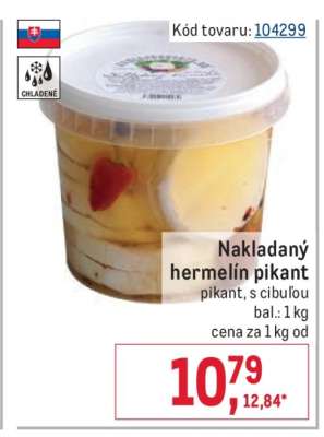 Nakladaný hermelín pikant