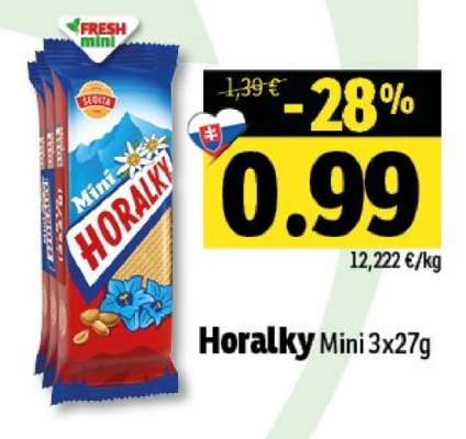 Horalky mini 3x27g